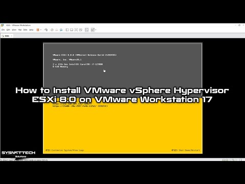How to Install VMware vSphere Hypervisor ESXi 8.0 on VMware Workstation 17 | Easy Installation! 🔧🎯