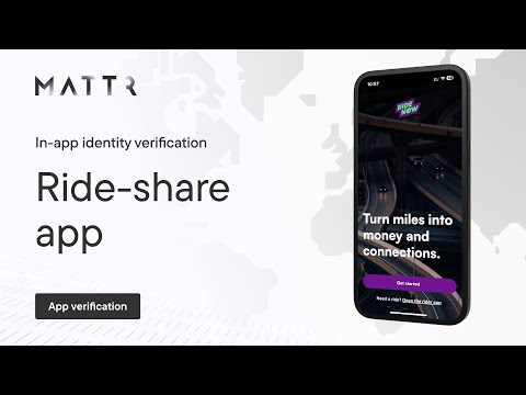 Ride-share driver verification | Capability demo