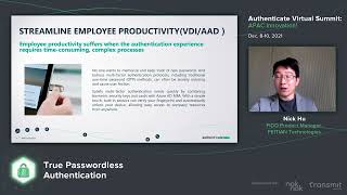 Video: APAC 2021: True Passwordless Authentication