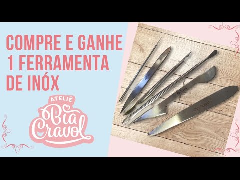 Compre e Ganhe - 1 Ferramenta de Inox Bia Cravol - do dia 8 ao dia 10 de JULHO 2020