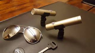 Video thumbnail for NEUMANN KM185 KM 185 STEREO PAIR MICS - WHAT THEY LOOK LIKE UP CLOSE by Essex Recording Studios