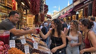 ISTANBUL TURKEY 2026 4K MARKET TOUR | Eminönü Market, Spice Bazaar, St