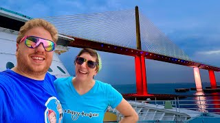 Boarding Radiance of the Seas & First Sail Away From Port Tampa!