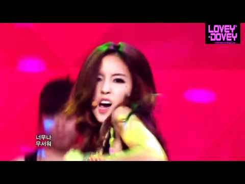 120107 T-ara - Lovey Dovey Comeback stage