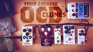 Video thumbnail for 4 Chinese Fulltone OCD Clones (Joyo Ultimate, Mooer Hustle, Caline Leon, Mosky Obsessive) by The Pedal Bored