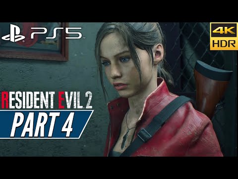 RESIDENT EVIL 2 REMAKE (PS5) | Claire B | Walkthrough Gameplay PART 4 [4K 60FPS HDR] - No Commentary