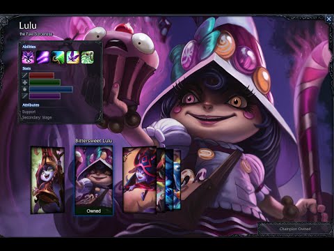 Bittersweet Lulu Skin Spotlight Gameplay 1080p HD