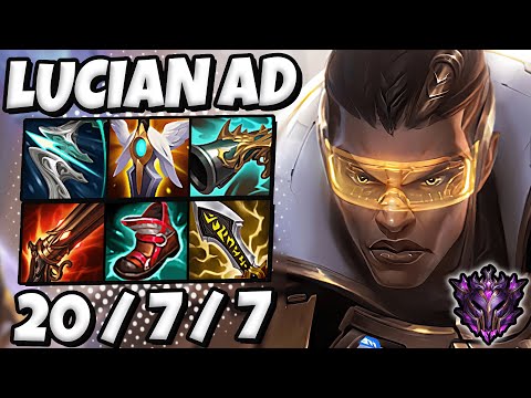 Lucian vs Ezreal [ ADC ] Lol Korea Master Patch 12.4 ✅