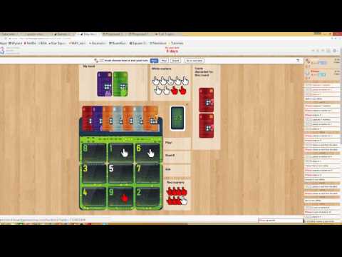 Hack Trick explanation of Gameplay Board Game Arena turtler7 by Joseph Summa