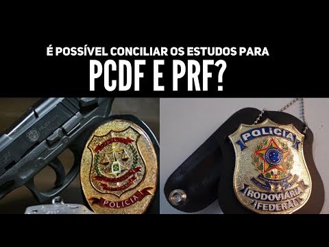É possível conciliar os estudos para os concursos da PRF e PCDF? - - Érico Palazzo