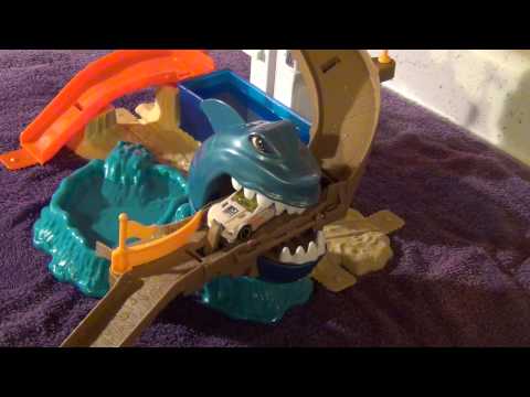 Hot Wheels Sharkport Showdown Trackset - Unboxing and Review