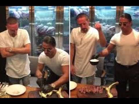 Franck Ribéry au restaurant de Salt Bae