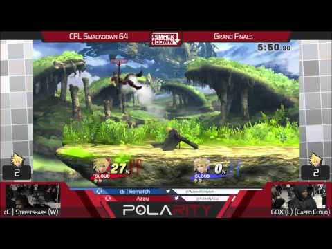 CFLS64 - cE | Streetshark (W) (Sonic/Cloud) vs SSHQ | GDX (L) (Diddy Kong/Cloud) - Grand Finals