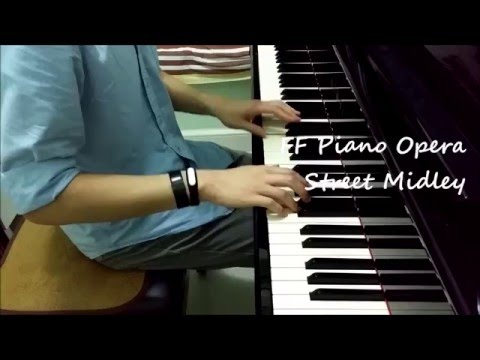 【Casual Play】Piano Opera Final Fantasy I-II-III - Town Medley