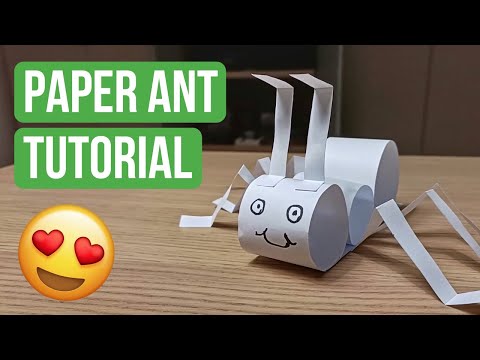 Come Fare una Formica di Carta - Tutorial di Origami