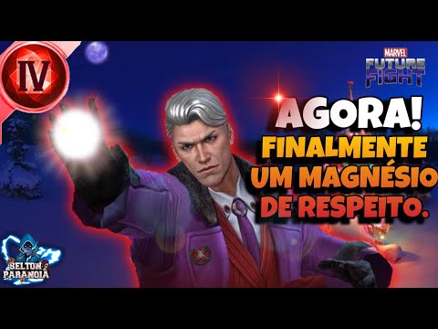 MAGNETO T4 TRAJE SAZONAL CONTRA CHEFES LENDA E DORMAMMU - MARVEL FUTURE FIGHT