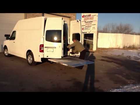TommyGate Cantilever Lift Gate on a Nissan N V