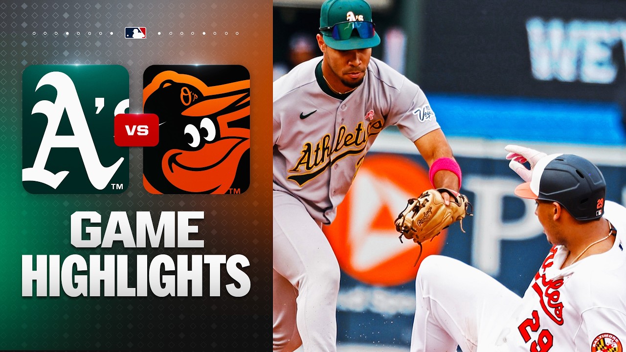 5월11일 볼티모어 애슬레틱스 MLB 하이라이트