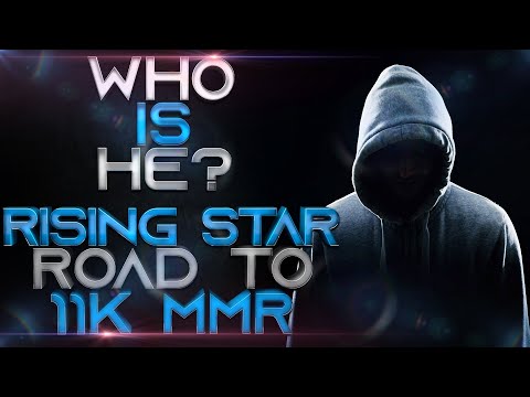 WHO IS THIS GUY?! Rising Star - Road to 11k MMR - Dota 2 NEW TOP 1 MMR