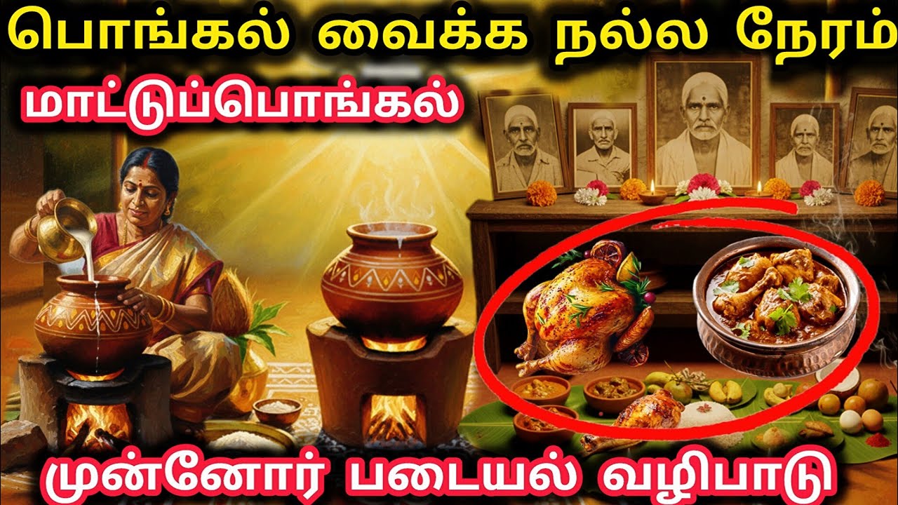 பொங்கல் 2026 - பொங்கல் வைக்க நல்ல நேரம் | வீட்டு தெய்வ வழ?