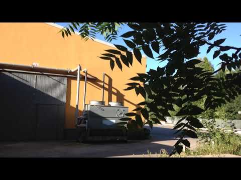 Evapco ATW 48 3F evaporative cooling tower and industrial exhaust fan