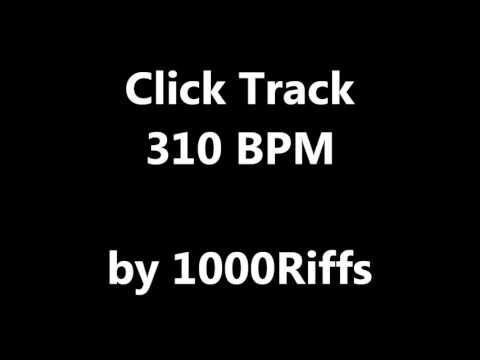 Click Track 310 BPM - Beats Per Minute