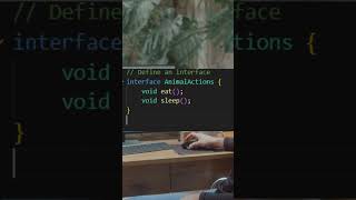 Master Java Interfaces in 60 Seconds | Java Programming Tips #programming  #javaprogramming