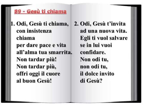 89 Gesù ti chiama - Innario Chiesa Cristiana Avventista del Settimo Giorno 2014