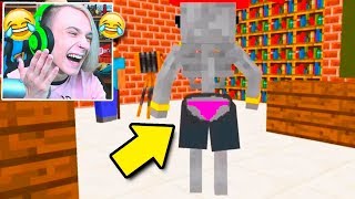 СКЕЛЕТ В ТРУСАХ В МАЙНКРАФТЕ!!! (РЕАКЦИЯ НА АНИМАЦИЮ МУЛЬТИК)