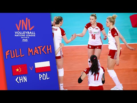 China 🆚 Poland - Full Match | Women’s Volleyball Nations League 2019