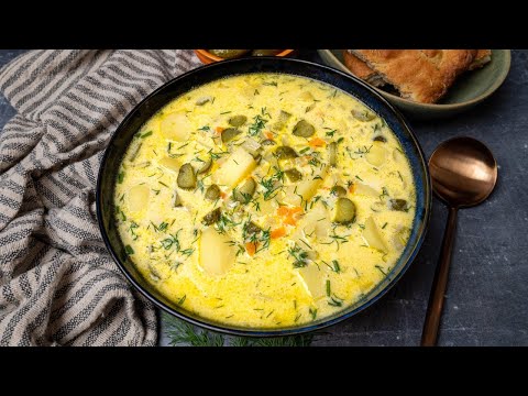 Creamy Dill Pickle Soup Zupa Ogórkowa