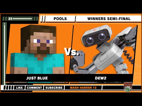 Mash Harder 13 - Pools - Just Blue (Steve) VS Dew2 (R.O.B) - Super Smash Bros. Ultimate Singles