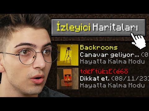 Minecraft ama İzleyici Haritalarını Oynadım 5