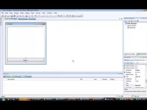Visual Basic Tutorial 1 Basic Notepad Easy Toms Techy Tips