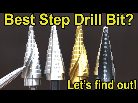 Best Step Drill Bit? Let's find out! DeWalt, Milwaukee, Bosch, Irwin, Diablo, Makita, Bauer, TEMO