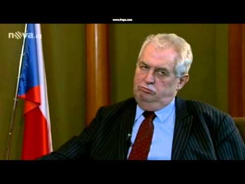 Zeman mluví anglicky