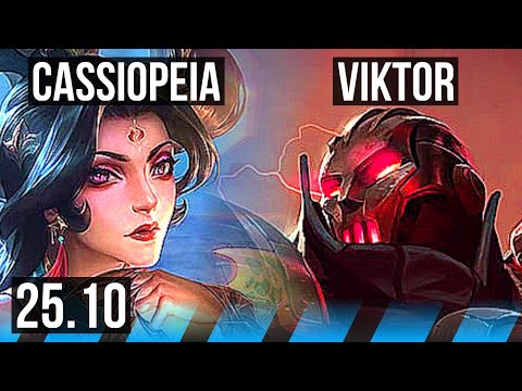CASSIOPEIA vs VIKTOR (MID) | 1200+ games | KR Grandmaster | 25.10