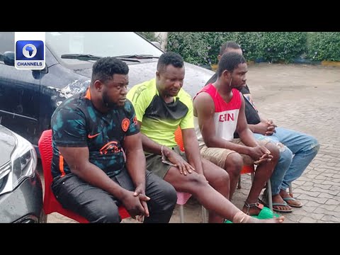 FULL VIDEO: Police Parade Suspected Bayelsa Kidnap Kingpin 'John Lion'