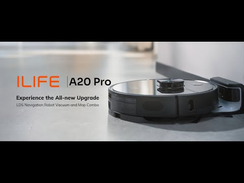 ILIFE A20 Pro LiDAR Robot Vacuum Mop @6500Pa Suction, 5200mAh