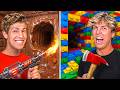 Escaping 100 Layers Of CANDY Vs TOYS