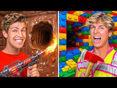 Escaping 100 Layers of CANDY vs TOYS!