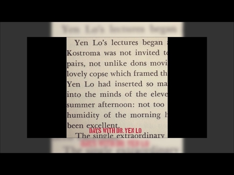 dR. yEN lO - dAY 811 (dAYS wITH dR. yEN lO)
