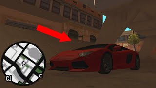 Secret Lamborghini Aventador Location in GTA San Andreas (Hidden Place)