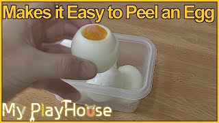 How to make it easy, to peel a boiled egg - 1392