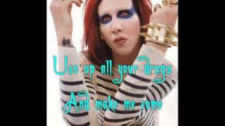 I Want To Disappear - Marilyn Manson [Lyrics, Video w/ pic.]