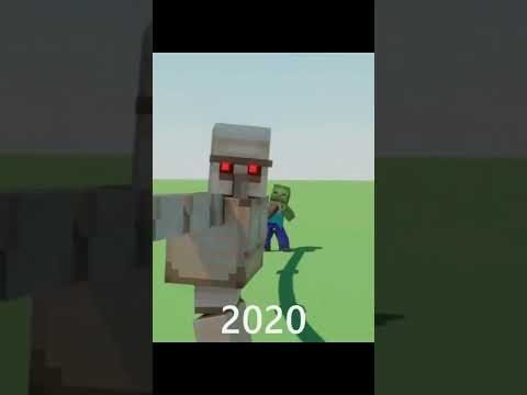 Evolution of Iron Golem #shorts #minecraft