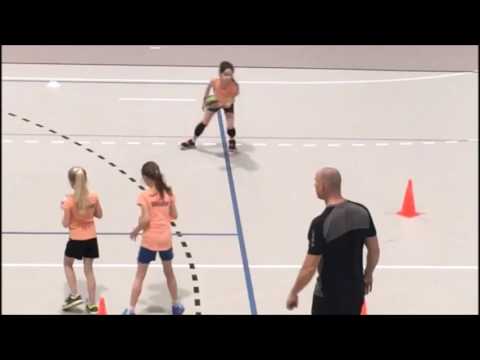 De F-jeugd van Handbal Houten