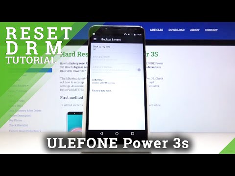 How to Reset Digital Rights Management in ULEFONE Power 3s – Remove Saved Licenses