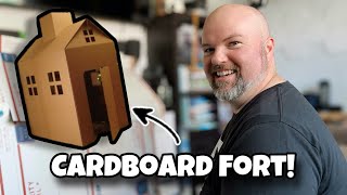 We Made a Cardboard Fort! | Vlog 277