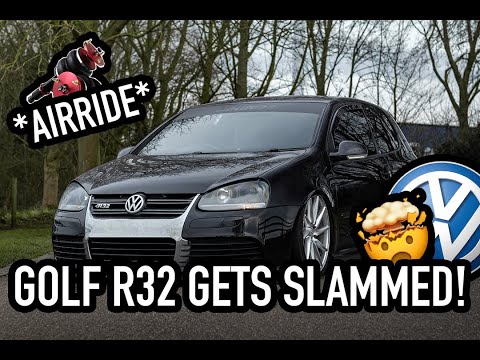 VW Golf R32 Air Ride Install! *Slammed*